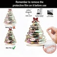 thumbnail image 5 of Hometravel Christmas Book Stack Ornament, 2D Acrylic Tree Shape Desktop Decor, Holiday Theme Study and Living Room Decoration Piece, 5 of 5