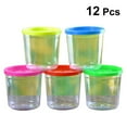 thumbnail image 2 of 12pcs Transparent Flower Arrangement Ddyeing Cup Fashion Jellyfish Cup Durable Betta Cup (Random Color), 2 of 9