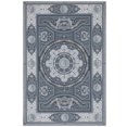 thumbnail image 3 of Rose Traditional Gray Area Rug Rectangle 4' x 6' Rectangle, 3 of 7