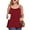 1-Wine, variant on MISS COCOLI Camisole with Built in Bra for Women Plus Size Casual Loose Tank Tops Sleeveless Shirts Flowy Adjustable Strap
