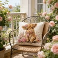 thumbnail image 5 of Throw Pillow Cover 18x18 Inch Cute Patterns Print Soft Breathable Hidden Zipper Decorative for Sofa Living Room by MPOISVA, 5 of 7
