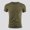 ArmyGreen, variant on Mens Short Sleeve T Shirt Summer Plain Casual Gym Muscle Crew Neck Slim Fit Tops