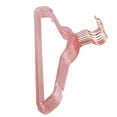 thumbnail image 2 of Clothes Racks,10Pcs Clothes Hangers Plastic Transparent Glitter Hanger Storage Hanging Clothes Support Optimal Efficiency, 2 of 12