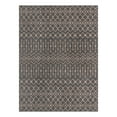 thumbnail image 3 of Unique Loom Outdoor Trellis Collection Area Rug - Tribal Trellis (10' x 13' 1" Rectangle Charcoal Gray/Natural), 3 of 7