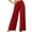 Red, variant on Timegard Plus Size Pants for Women High Waist Fall Travel Vacation Casual Loose Trousers Solid Color