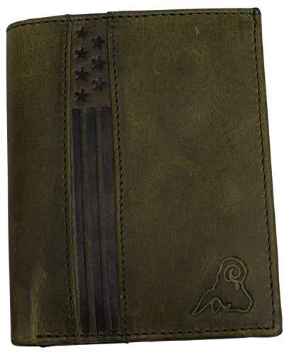 Cavelio Genuine Leather Badge/ID Holder+Credit Card Holder with Reel Selections 