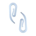 thumbnail image 2 of BEADCEST 120 Pcs Crochets de Rideaux en Plastique Blanc pour Rideaux avec Anneaux Ou Rubans en ABS, 2 of 8