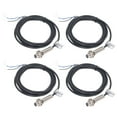 4 Sets Inductive Proximity Switch 8mm Diameter NPN Output 3 Wire NO ...