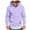 Purple, variant on Hoodies for Men Pullover Hoodie Men Solid Color Drawstring Hooded Pocket Leather Label Casual Hoodie Business Comfortable Loose Trendy Hoodie