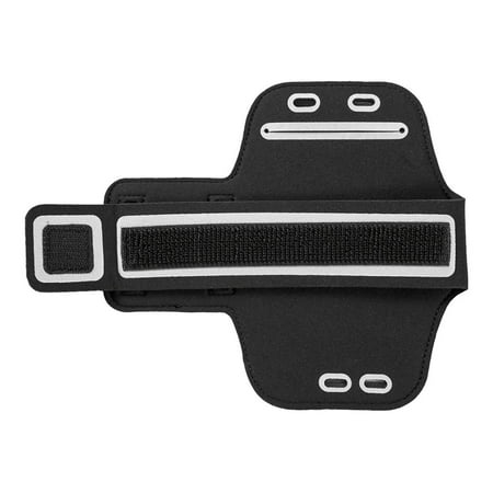 Insignia™ - Fitness Armband for Cell Phones with Screens up to 6.2" - Black