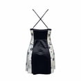 thumbnail image 6 of Women Nightgown Sleepwear Lace Chemise V-neck Lounge Dress Black XL, 6 of 6