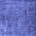 thumbnail image 1 of Ahgly Company Indoor Square Oriental Blue Industrial Area Rugs, 3' Square, 1 of 4