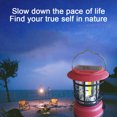 thumbnail image 4 of Solar LED Camping Lantern, Bright Portable Survival Lanterns,Multifunctional retro camp lamp - Large, 4 of 5