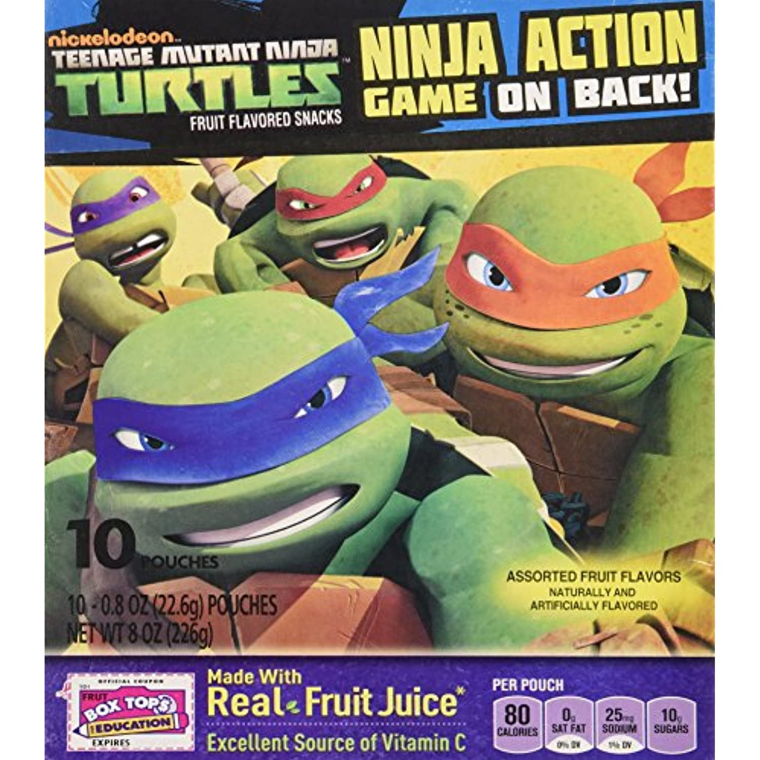 Betty Crocker Teenage Mutant Ninja Turtles Fruit Flavored Snacks