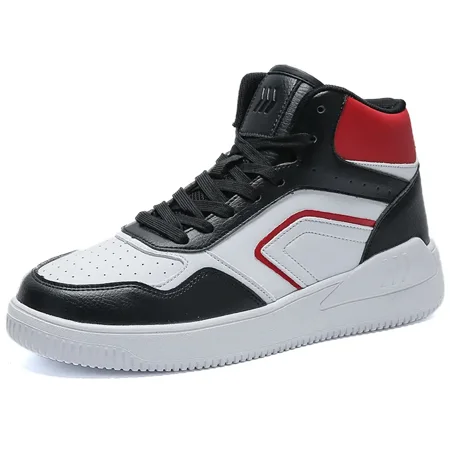 

Men‘s High Top Skateboard Shoes Non-slip Sneakers