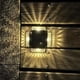 thumbnail image 5 of Fiudx Lámpara Solar de Exterior, Diseño Moderno de Aplique de Pared, Ip65 Resistente a La Lluvia, Interruptor Automático con Control de Luz, para Patio, Jardín y Garaje, Fácil Instalación, Tamaño 9 X, 5 of 7
