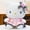 Xiaoxiangfeng kt [regular model], variant on Cute White Cat Plush Doll with Pink Polka Dot Dress & Rose Bow, 4 Sizes Available It's a great birthday gift