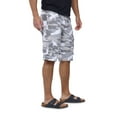 thumbnail image 3 of X RAY JEANS Men's Belted 12.5" Inseam Knee Length Cargo Shorts, White Camo, 50, 3 of 7