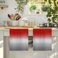 thumbnail image 4 of Red Gray Ombre Microfiber Kitchen Towel, Modern Gradient Abstract Art Soft Absorbent Dish Towels, Quick Drying Washable Dishcloths for Kitchen Cleaning, Drying Dishes, 18x28 Inches, 4 of 9