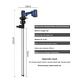 thumbnail image 7 of 21V Fuel Transfer Pump, Portable Lithium Battery Inserted Barrel Pump, 3200W Kerosene Electric Oil Pump Fuel Dispenser ,Easy to Use, 7 of 7