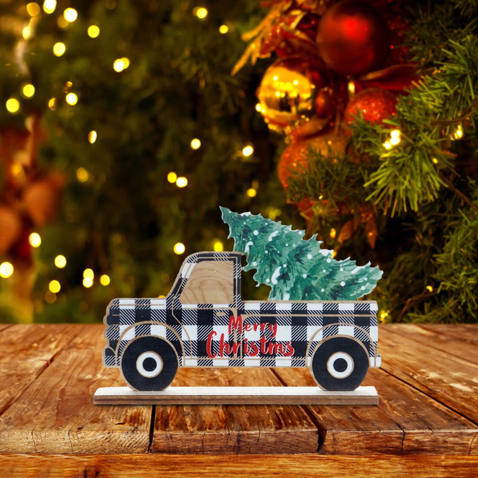 Home Decor Christmas Tree Ornaments Little Red Truck Christmas