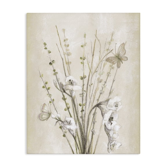 Stupell Industries Cottage Fresia & Date Branch Canvas Art, 16 x 20, by Lanie Loreth
