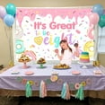thumbnail image 4 of Donut 8th Birthday Backdrop Party Decorations for Girls, It's Great to Be Eight Photography Background Doughnut Dessert Candy Eighth Party Favors Supplies, 4 of 6