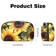 thumbnail image 5 of Sunflower Digital Pouch with Oxford Fabric, Waterproof, Size 5.9x9.44x3.14 in, Cord Organizer, Charger Organizer, Bag Cable Organizer, Electronic Travel Case Organizer, 5 of 6