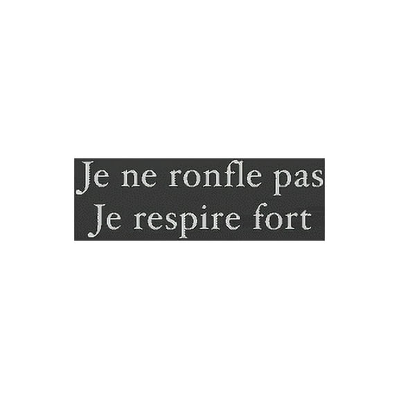 Je ne ronfle pas, je respire fort: Carnet de note Mon petit carnet - 110 pages vierges - format 6x9 po - Made In France (Paperback)