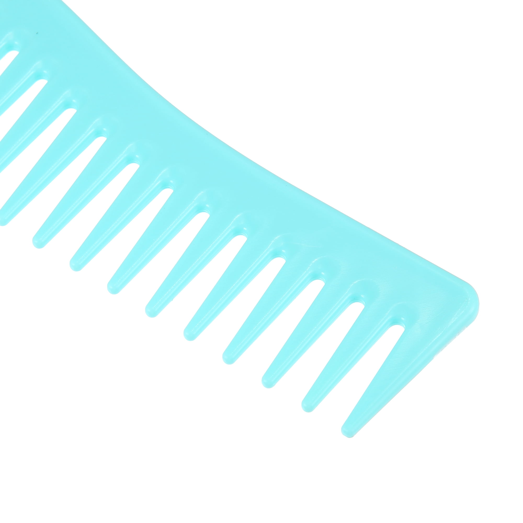 Unique Bargains Wide Tooth Hair Comb All Purpose Detangling Plastic Blue