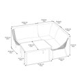 thumbnail image 3 of Ensemble modulaire Skyler hometrends, 3 of 9