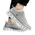 thumbnail image 3 of HCNTES Mens Walking Sneakers Wide Width Slip on Tennis Shoes,Lightweight Breathable Running Shoes Athletic Workout Gym Jogging and Casual Wear（Grey,43), 3 of 7