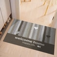 thumbnail image 1 of Alfombra de puerta de entrada Alfombra de baño de poliéster | Alfombra interior absorbente antideslizante | Peluche suave y grueso | Fácil cuidado Lavable | Alfombrilla de seguridad antideslizante, 1 of 6