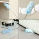 thumbnail image 4 of Plumero de microfibra para limpieza | Plumero de poliéster azul lavable de mano por adsorción electrostática | Mango antideslizante | Caja fuerte para muebles, persianas, coche | 12.6 pulgadas, 4 of 8