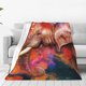 thumbnail image 1 of Fotbe Oil Paintings of Elephants Manta de Franela Acolchonada con Estampado, Súper Suave y Esponjosa, Extra Grande para Sofá, Cama, Uso Todo el Año-60"x50", 1 of 7
