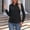 Black, variant on Only Moment Button Down Shirts for Women Long Sleeve V Neck Polyurethane Fiber Blouses Dressy Casual Work Shirt 2026 Summer Spring Fashion Clothing Blue,S