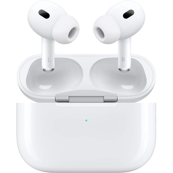 Restored Apple AirPods Pro (2nd Gen) with USB-C MagSafe Case, Active Noise Cancellation, Spatial Audio