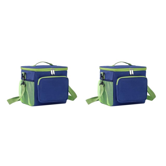 Maytalsory Insulated Lightweight And Durable Oxford Materiale Tessuto Oxford Polyester Bag Multifunctional Cyan 2Set