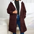 thumbnail image 5 of Long Sherpa Jackets for Women 2026 Thermal Fleece Lined Winter Coats Oversized Zip-up Soft Warm Bed Blanket, 5 of 6