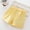 Yellow, variant on Lilgiuy Little Girls Casual Shorts Summer New Solid Color Elastic Waist Hot Versatile Shorts with Drawstring