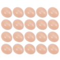 thumbnail image 2 of 24 piezas de juguetes divertidos para niños para pintar, grafiti, huevos artificiales, juguetes para jugar, huevos de plástico, huevos de gallina con un pequeño agujero (6 x 4,5 cm), 2 of 5