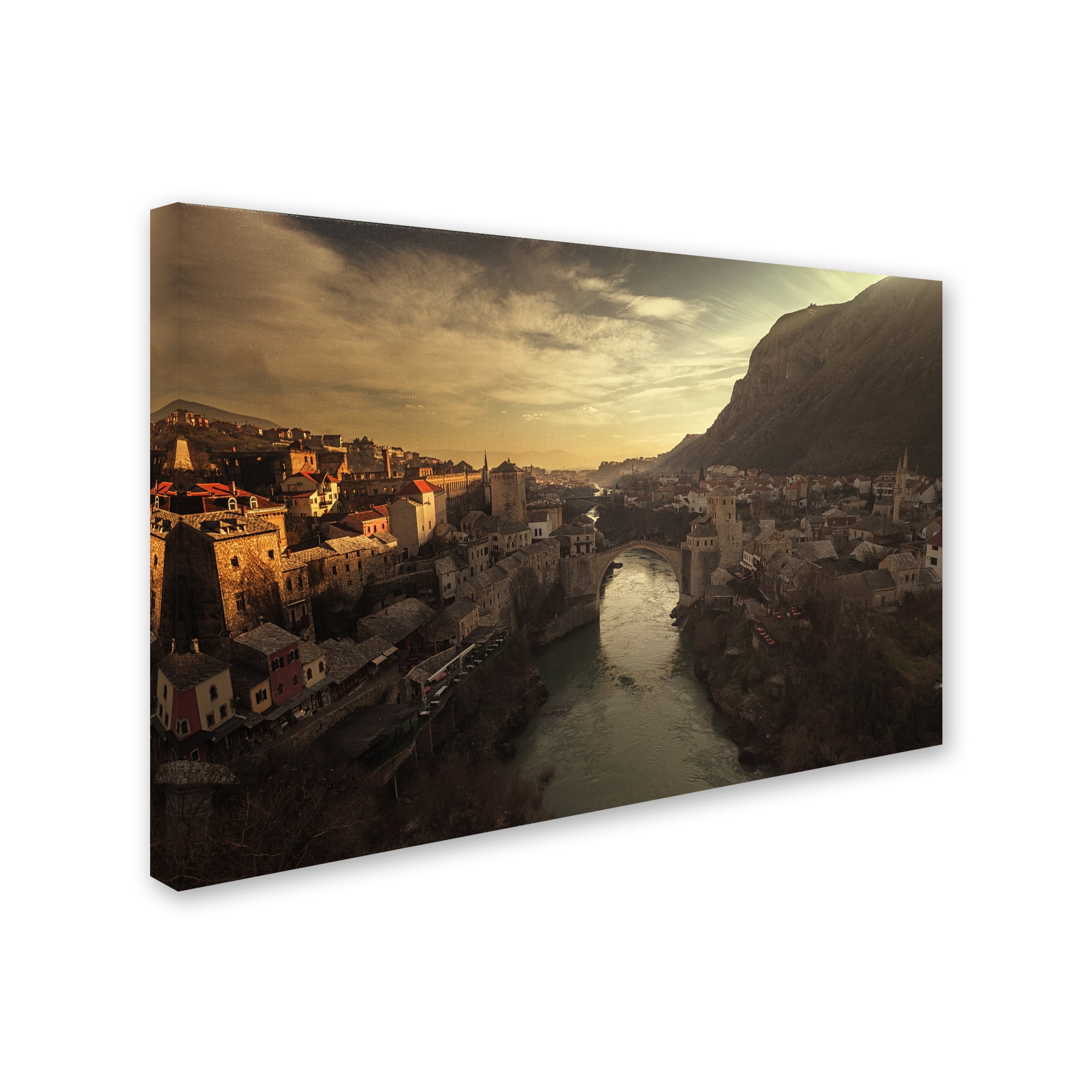 Bez Dan 'Mostar' Canvas Art