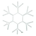 thumbnail image 1 of Novelty Lights 36" Christmas Snowflake LED Rope Light Sculpture, Pure White, 1 of 2