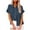 Summer Tops Dark Blue, variant on Womens Button Down Shirts Cotton Linen Long Sleeve Dress Shirts Casual Summer Tops Work Blouses with Pockets