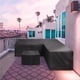 thumbnail image 4 of Cateissary Funda de muebles con forma para exteriores, jardín, Patio, ratán, sofá, impermeable, a prueba de polvo Jardín y Patio No.1, 4 of 6