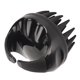 thumbnail image 2 of Masajeador de silicona para el cuero cabelludo, cepillo ergonómico negro para eliminar la caspa y el crecimiento del cabello., 2 of 14