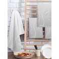 thumbnail image 2 of Grey Geometric Kitchen Dish Towels for Drying Dishes Set of 2, Modern White Stripe Abstract Distortion Art Waffle Weave Microfiber Hand Tea Bathroom Towels Quick Dry & Absorbent Towel 15.7x23.6, 2 of 7