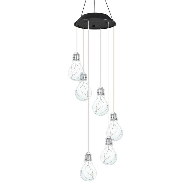 Bewildely Bombilla decorativa para jardín con tecnología de carga solar Bombilla solar para exteriores Bombilla para balcones Iluminación y accesorios