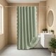 thumbnail image 4 of Cortina de Ducha de Gran Tamaño: Tejido de Poliéster Impermeable, Cortina Colgante Plegable y Suave para Baño, Caravana, Gimnasio o Dormitorio., 4 of 6