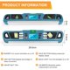 thumbnail image 5 of Inclinómetro de nivel Indicador de retroiluminación para carpintería Maquinaria de perforación ión de carpintero Función de apagado automático - Azul shamjiam Inclinómetro de nivel, 5 of 8